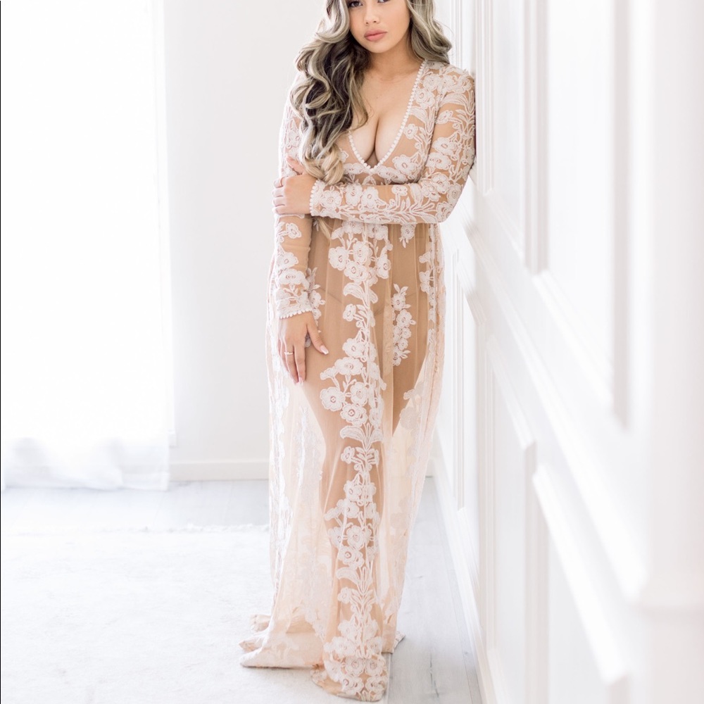 Free People for Love & Lemons floral dress